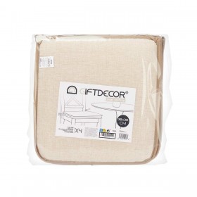 Cuscino per sedie 38 x 2,5 x 38 cm (4 Unità)