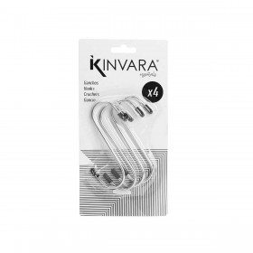 Gancio per appenderla Kinvara 374 Argentato Metallo Set (12 Unità)