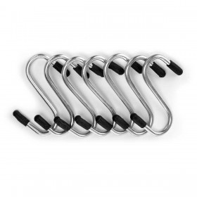 Gancio per appenderla Kinvara 376 Argentato Metallo 4,7 cm Set (12 Unità)