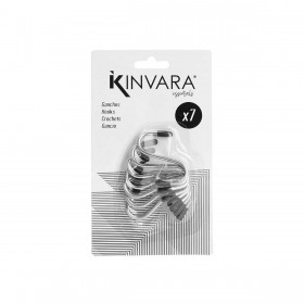Gancio per appenderla Kinvara 376 Argentato Metallo 4,7 cm Set (12 Unità)