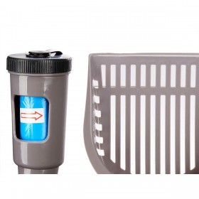 Pala reclaimer Mascow 324 Antracite Plastica 28 x 7 x 12,5 cm Animali Domestici Dispenser per Buste (12 Unità)