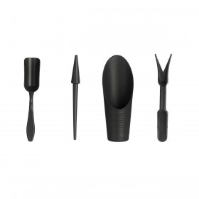 Set di Attrezzi Ibergarden KDS0102102 Antracite polipropilene Giardino (24 Unità)