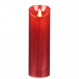 Candela LED Acorde L-Y8025-YBH-R Rosso 8 x 8 x 25 cm (12 Unità)