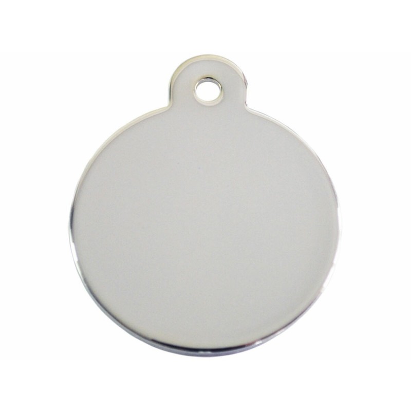 Targhetta per collana Imarc Circle Argentato