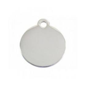 Targhetta per collana Imarc Circle Argentato