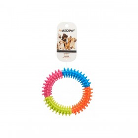 Giocattoli per cani Mascow 28 12,5 x 2,5 x 12,5 cm Anello di fissaggio (12 Unità)