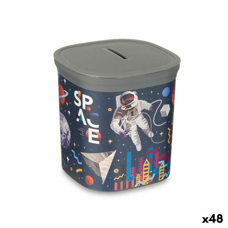 Salvadanaio Pincello 02 1163 Plastica Astronauta 9 x 10,2 x 9 cm Multicolore (48 Unità)