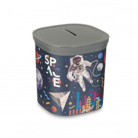 Salvadanaio Pincello 02 1163 Plastica Astronauta 9 x 10,2 x 9 cm Multicolore (48 Unità)