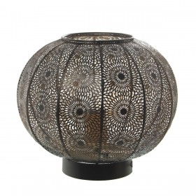 Lampada da tavolo Alexandra House Living Grigio Dorato Metallo 40 W 29 x 24 x 29 cm