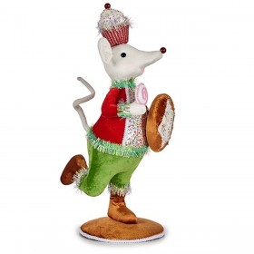 Statua Decorativa Krist+ 64814926 Mouse 20 x 55 x 24 cm (2 Unità)