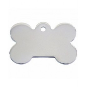 Targhetta per collana Imarc Bone Argentato