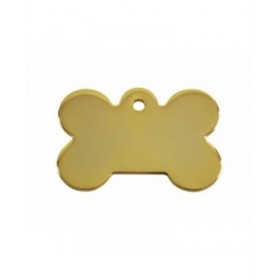 Targhetta per collana Imarc Bone Giallo Dorato