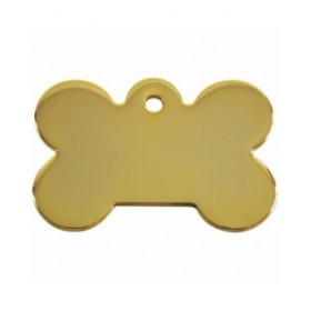Targhetta per collana Imarc Bone Giallo Dorato