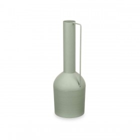 Vaso Alto Verde Acciaio 13 x 39 x 13 cm (6 Unità)