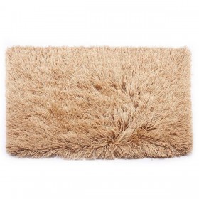 Tappeto Beige Cotone Poliestere 50 x 2 x 80 cm (6 Unità)