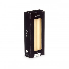 Set di Candele Acorde 126-B-AR Crema 2 x 2 x 20 cm (12 Unità)
