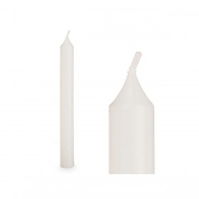 Set di Candele Acorde 123-A-AR Bianco 2 x 2 x 15 cm (12 Unità)