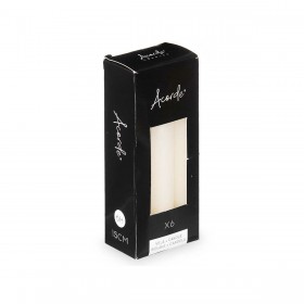 Set di Candele Acorde 123-B-AR Crema 2 x 2 x 15 cm (12 Unità)