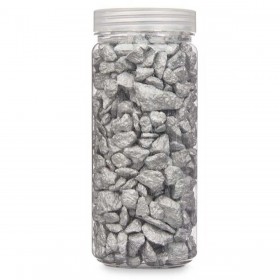 Pietre Decorative Argentato 10 - 20 mm 700 g (12 Unità)