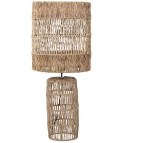 Lampada da tavolo Alexandra House Living Marrone Rattan Fibra naturale 40 W 25 x 210 x 60 cm