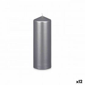 Candela Acorde 92541 Argentato 7 x 20 x 7 cm (12 Unità)
