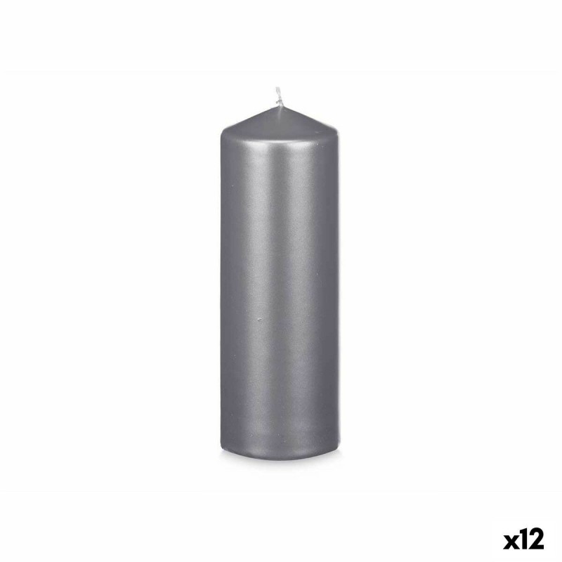 Candela Acorde 92541 Argentato 7 x 20 x 7 cm (12 Unità)