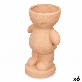Statua Decorativa Arancio 16 x 25 x 12 cm Vaso (6 Unità)