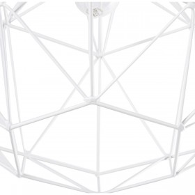 Lampadario Alexandra House Living Bianco Metallo 60 W 40 x 28 x 40 cm