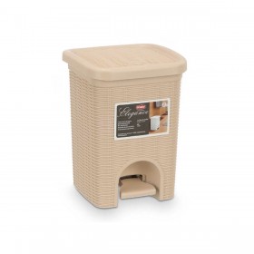 Cestino Stefanplast 30134 Beige Plastica 6 L (6 Unità)