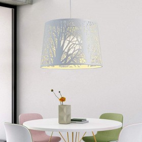 Lampadario Alexandra House Living Bianco Metallo 60 W 35 x 25 x 35 cm