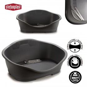 Letto per animali domestici Stefanplast 97621 Grigio Plastica 68 x 27,5 x 49 cm 6 Unità