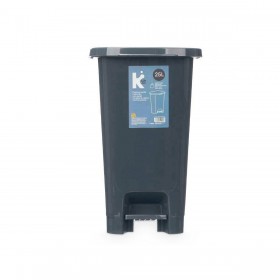 Cestino a pedale ABK-142 Antracite Plastica 25 L (6 Unità)