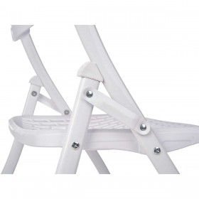 Sedia Pieghevole 12721 Bianco 59 x 50 x 82 cm 108 x 11,5 x 50 cm (4 Unità)