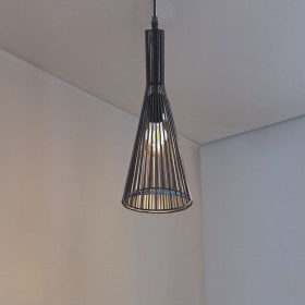 Lampadario Alexandra House Living Nero Metallo 60 W 14 x 37 x 16 cm