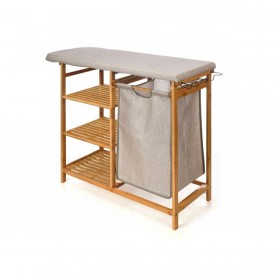 Asse da Stiro Kipit 1443FL BAMBOO.1 Crema Stoffa Bambù