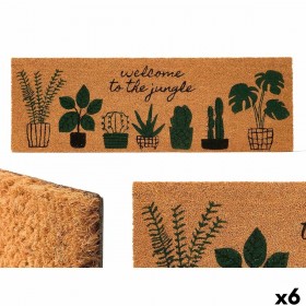 Zerbino Jungle Naturale PVC Fibra di cocco 120 x 1 x 40 cm (6 Unità)