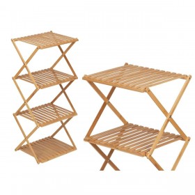 Scaffale CH68220-5 2 Naturale Bambù 40 x 92,5 x 33,2 cm (4 Unità)