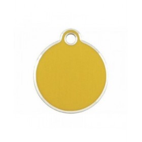 Targhetta di identificazione Imarc Circle Giallo Dorato