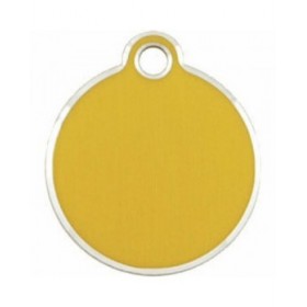 Targhetta di identificazione Imarc Circle Giallo Dorato