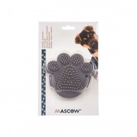 Spazzola per Cani Mascow 336 Grigio 10,5 x 10 x 3 cm (12 Unità)