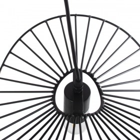 Lampadario Alexandra House Living Nero Metallo 60 W 37 x 10 x 32 cm