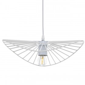 Lampadario Alexandra House Living Bianco Metallo 60 W 37 x 10 x 32 cm