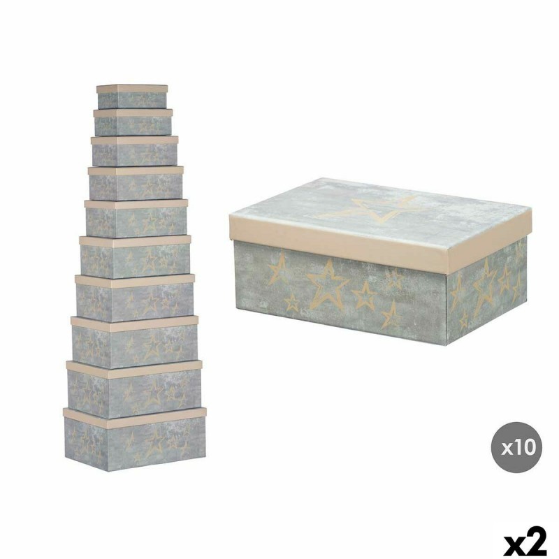 Scatola Decorativa Pincello 64 Crema Cartone (2 Unità)
