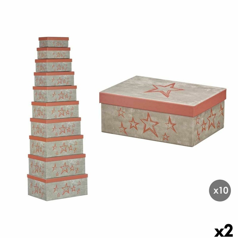 Scatola Decorativa Pincello 65 Teja Cartone (2 Unità)