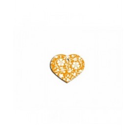 Targhetta di identificazione Imarc Heart Giallo Arancio
