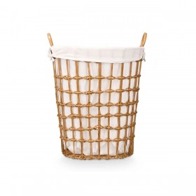 Cesto Kipit HX30555 Naturale Poliestere Stoffa polipropilene Ferro Plastica 50 % cotone 49 x 58 x 35 cm (6 Unità)