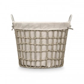 Cesto Kipit HX30559 Grigio Poliestere Stoffa polipropilene Ferro Plastica 50 % cotone 53 x 43 x 44 cm (6 Unità)