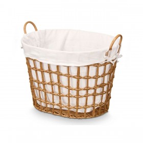 Cesto Kipit HX30564 Naturale Poliestere Stoffa polipropilene Ferro Plastica 50 % cotone 55,6 x 42,5 x 40 cm (6 Unità)