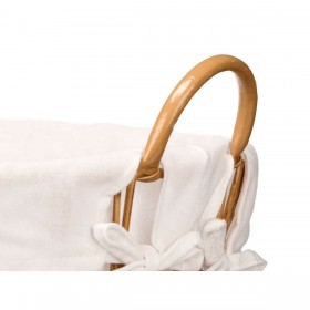 Cesto Kipit HX30564 Naturale Poliestere Stoffa polipropilene Ferro Plastica 50 % cotone 55,6 x 42,5 x 40 cm (6 Unità)