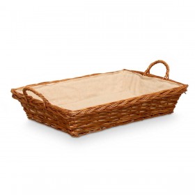 Cesto Kipit HX30675 Naturale Poliestere vimini Stoffa 50 % cotone 63 x 16 x 41 cm (12 Unità)